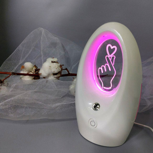 Ультразвуковой увлажнитель (аромадиффузор) воздуха –ночник Humidifier Q2 с 3D подсветкой 320 ml